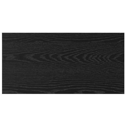 Regalbrett 4 pcs Schwarz 60 x 30 x 1.5 cm Holzwerkstoff