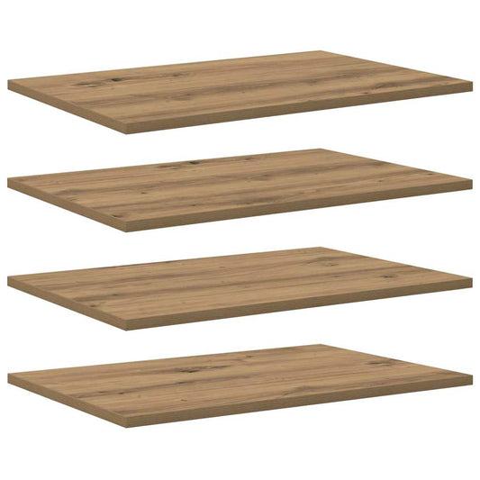 Regalbrett 4 pcs Braun 60 x 40 x 1.5 cm Holzwerkstoff