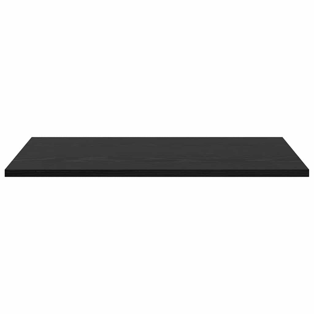 Regalbrett 4 pcs Schwarz 60 x 40 x 1.5 cm Holzwerkstoff