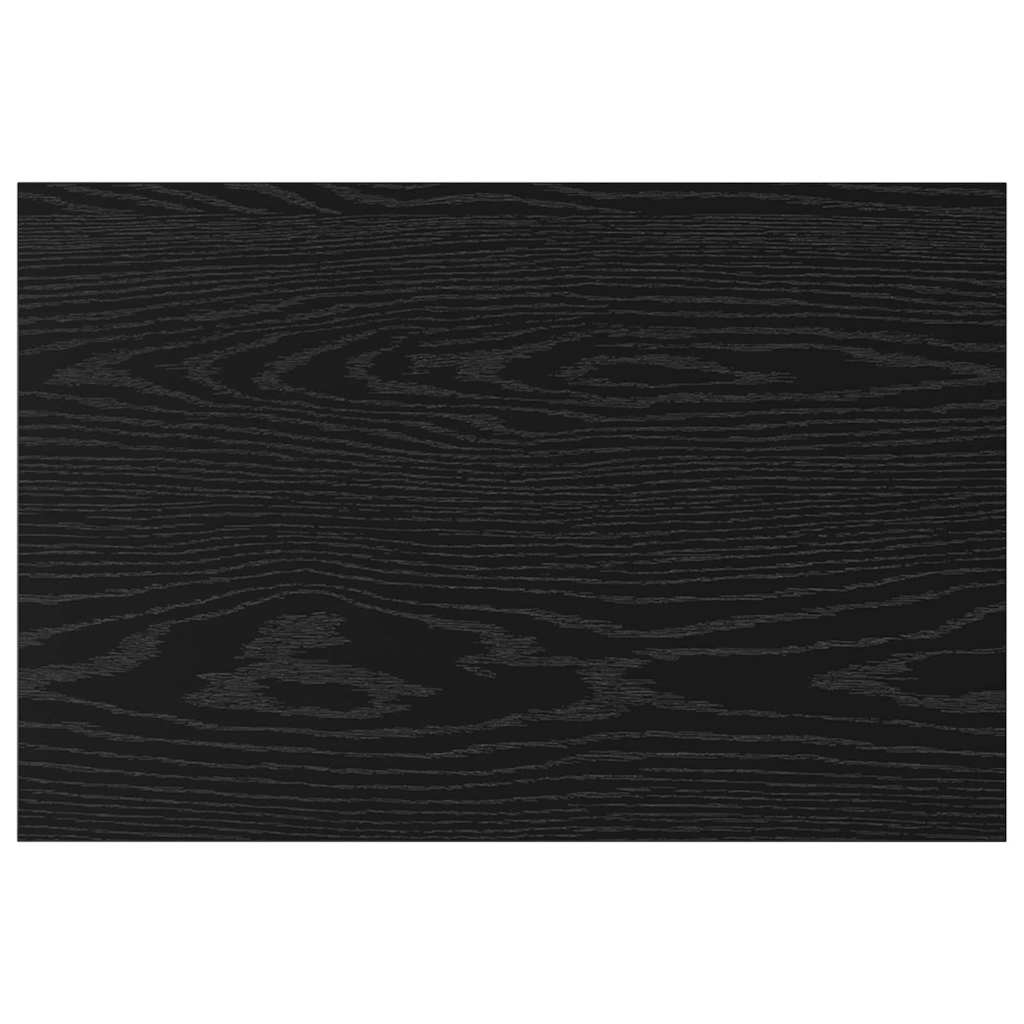 Regalbrett 4 pcs Schwarz 60 x 40 x 1.5 cm Holzwerkstoff