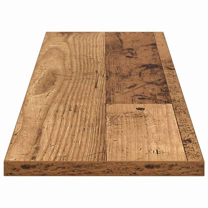 Regalbrett 4 pcs Braun 80 x 20 x 1.5 cm Holzwerkstoff
