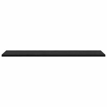 Regalbrett 4 pcs Schwarz 80 x 20 x 1.5 cm Holzwerkstoff