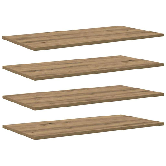 Regalbrett 4 pcs Braun 80 x 40 x 1.5 cm Holzwerkstoff