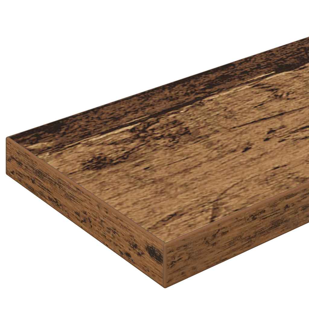 Regalbrett 4 pcs Braun 100 x 10 x 1.5 cm Holzwerkstoff