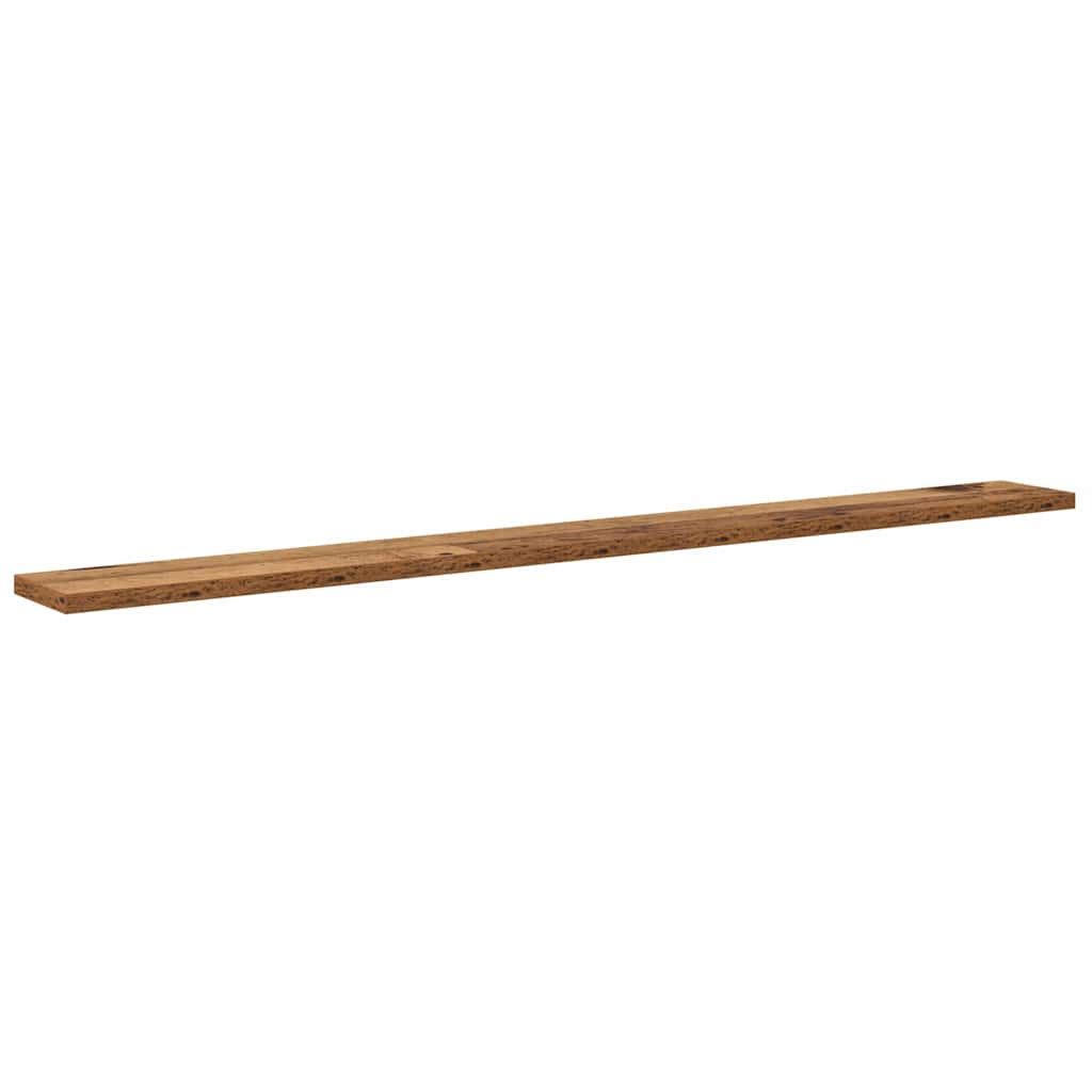 Regalbrett 4 pcs Braun 100 x 10 x 1.5 cm Holzwerkstoff
