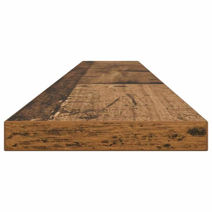Regalbrett 4 pcs Braun 100 x 10 x 1.5 cm Holzwerkstoff