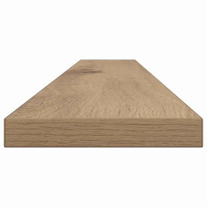 Regalbrett 4 pcs Braun 100 x 10 x 1.5 cm Holzwerkstoff