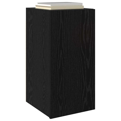 TV Einheit Wandmontiert 2 pcs Schwarze Eiche Holzwerkstoff
