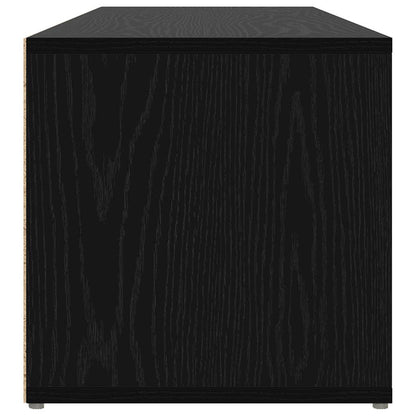 Schuhaufbewahrungsbank Schwarze Eiche 102 x 35 x 35 cm