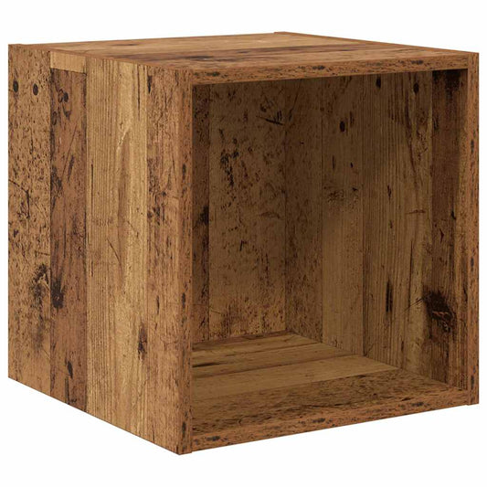 Wandschrank Altholz 37 x 37 x 37 cm Holzwerkstoff