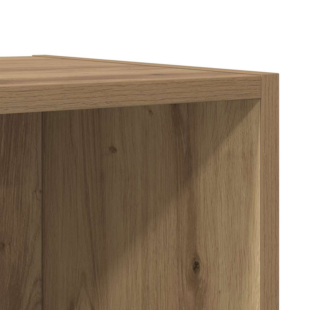 Wandschrank mit Regal 2 pcs Eiche handwerklich 37 x 37 x 37 cm