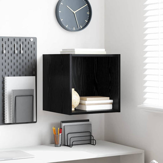 Wandschrank Schwarze Eiche 37 x 37 x 37 cm Holzwerkstoff