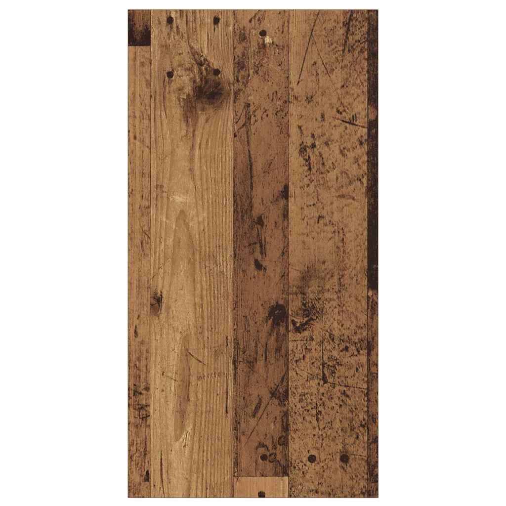 Wandmontierter TV Schrank Altholz 37 x 37 x 72 cm Holzwerkstoff
