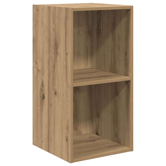 Wandmontierter TV Schrank Eiche handwerklich 37 x 37 x 72 cm