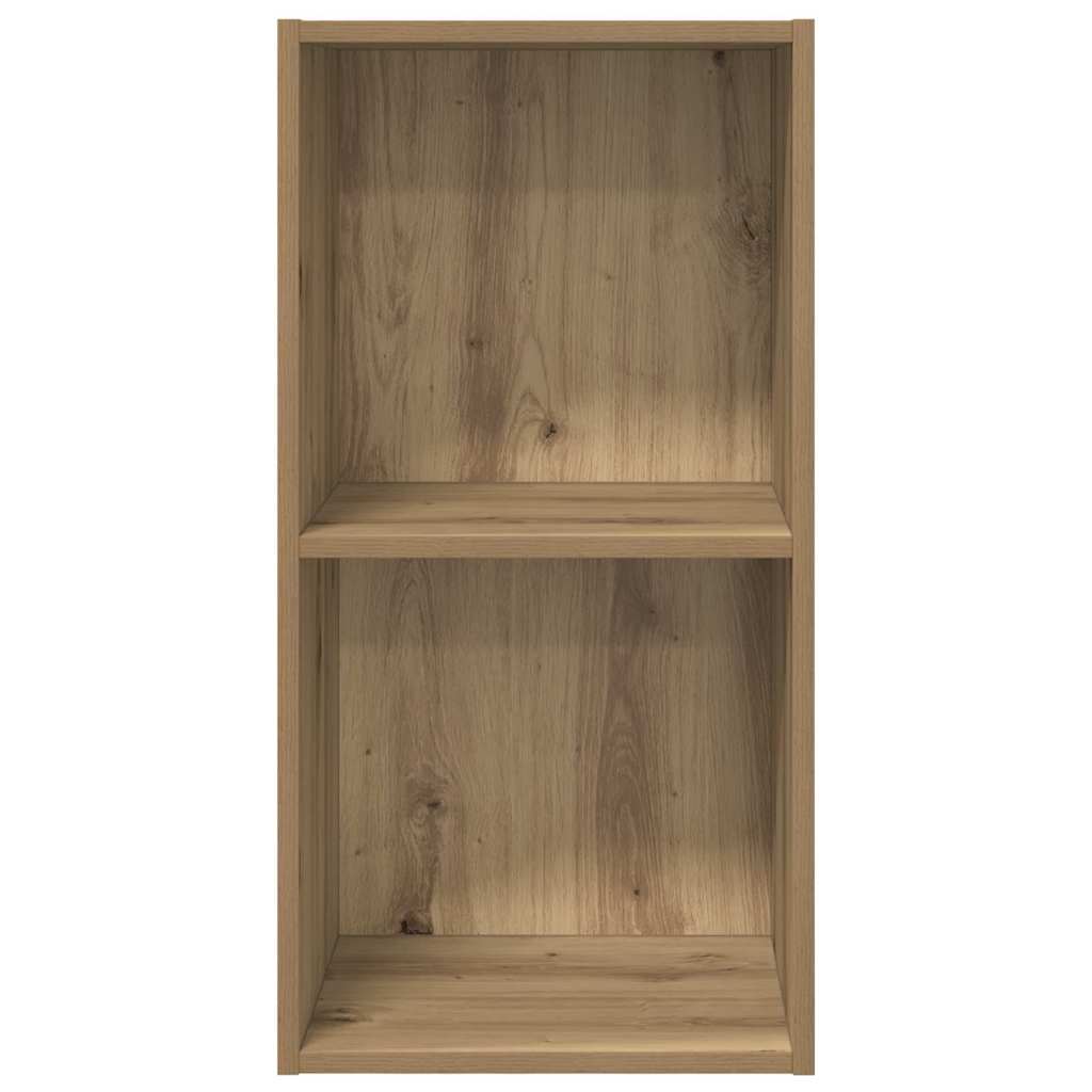 Wandmontierter TV Schrank Eiche handwerklich 37 x 37 x 72 cm