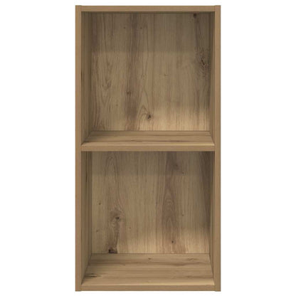 Wandmontierter TV Schrank Eiche handwerklich 37 x 37 x 72 cm