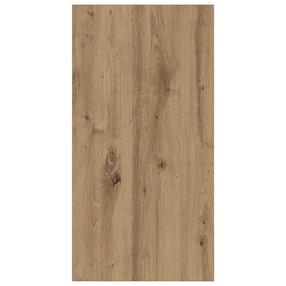 Wandmontierter TV Schrank Eiche handwerklich 37 x 37 x 72 cm