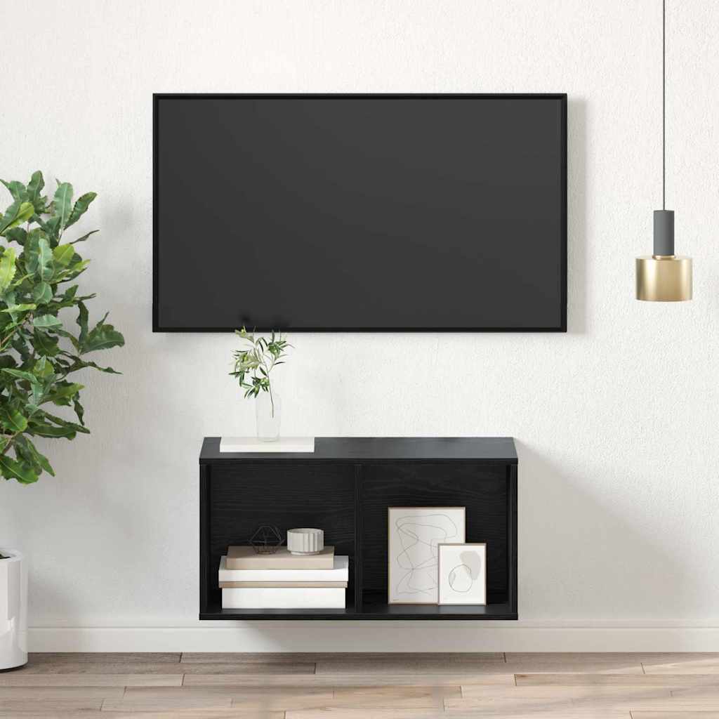 TV-Schrank Schwarze Eiche 37 x 37 x 72 cm Holzwerkstoff