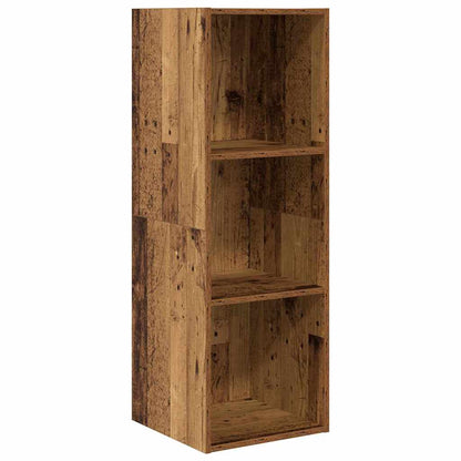 Wandmontierter TV Schrank Wandmontiert Altholz 37 x 37 x 107 cm