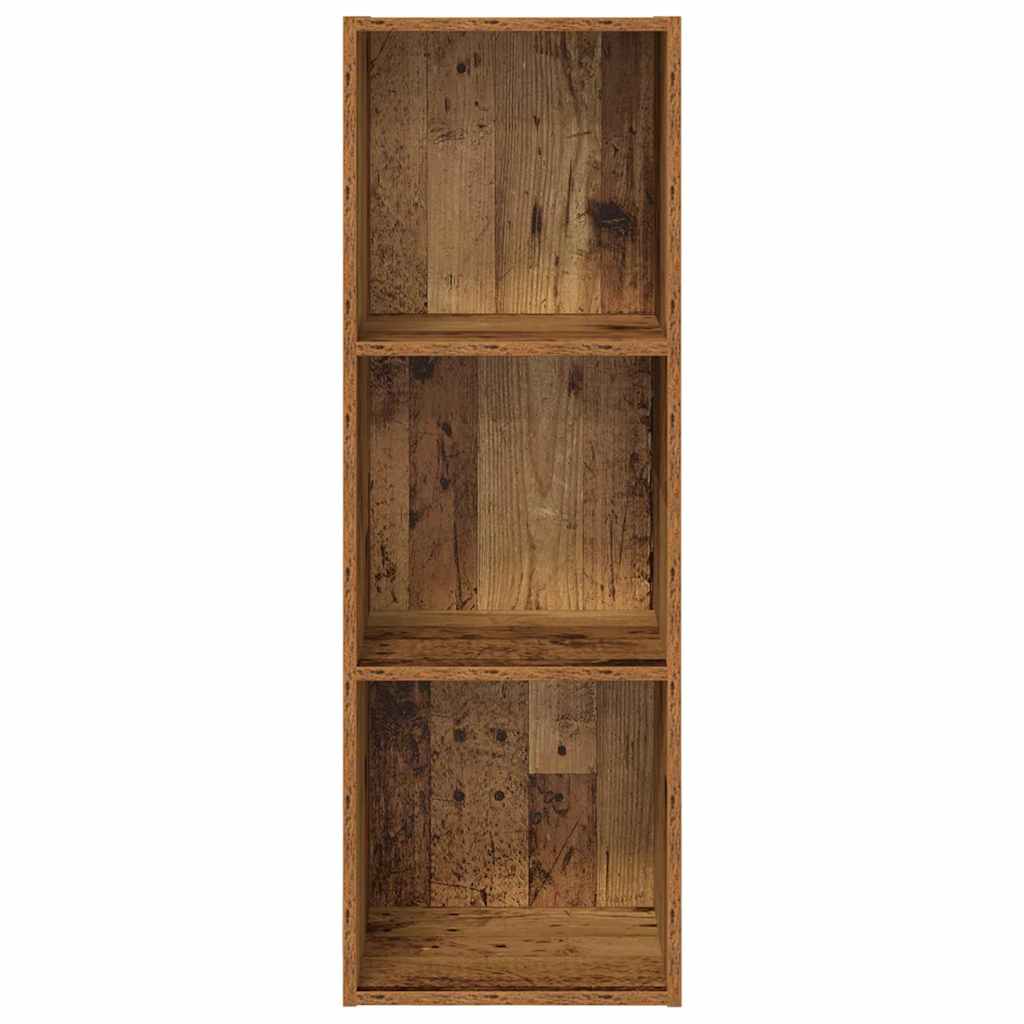 Wandmontierter TV Schrank Wandmontiert Altholz 37 x 37 x 107 cm