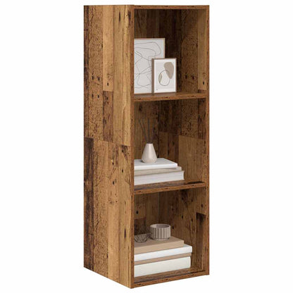 Wandmontierter TV Schrank Wandmontiert Altholz 37 x 37 x 107 cm