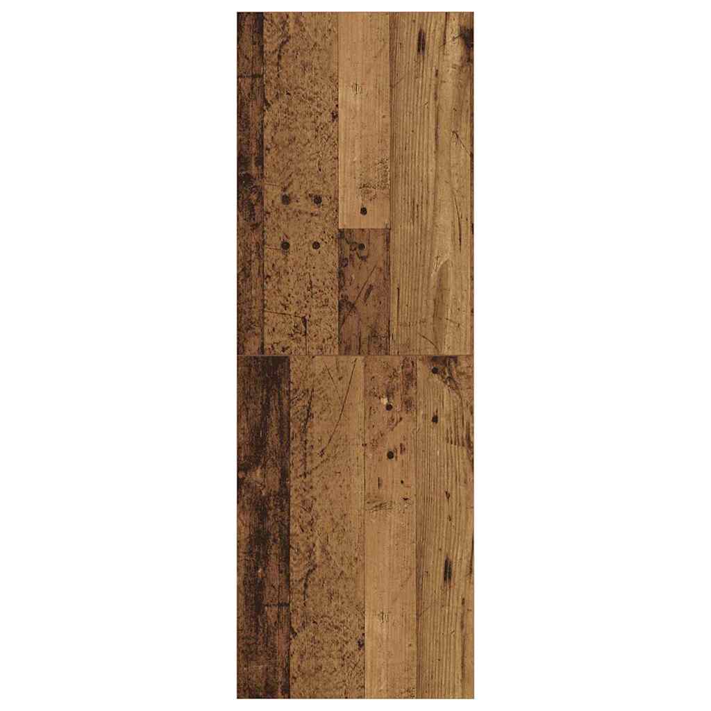 Wandmontierter TV Schrank Wandmontiert Altholz 37 x 37 x 107 cm