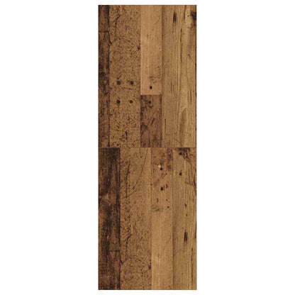 Wandmontierter TV Schrank Wandmontiert Altholz 37 x 37 x 107 cm