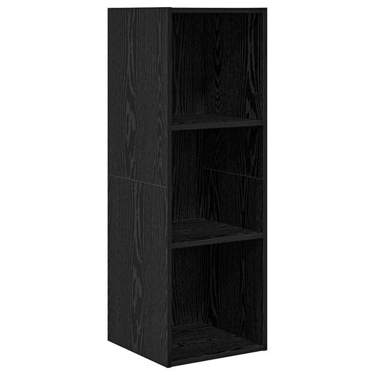 Wandmontierter TV Schrank Schwarze Eiche 37 x 37 x 107 cm
