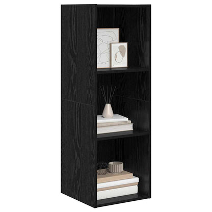 Wandmontierter TV Schrank Schwarze Eiche 37 x 37 x 107 cm