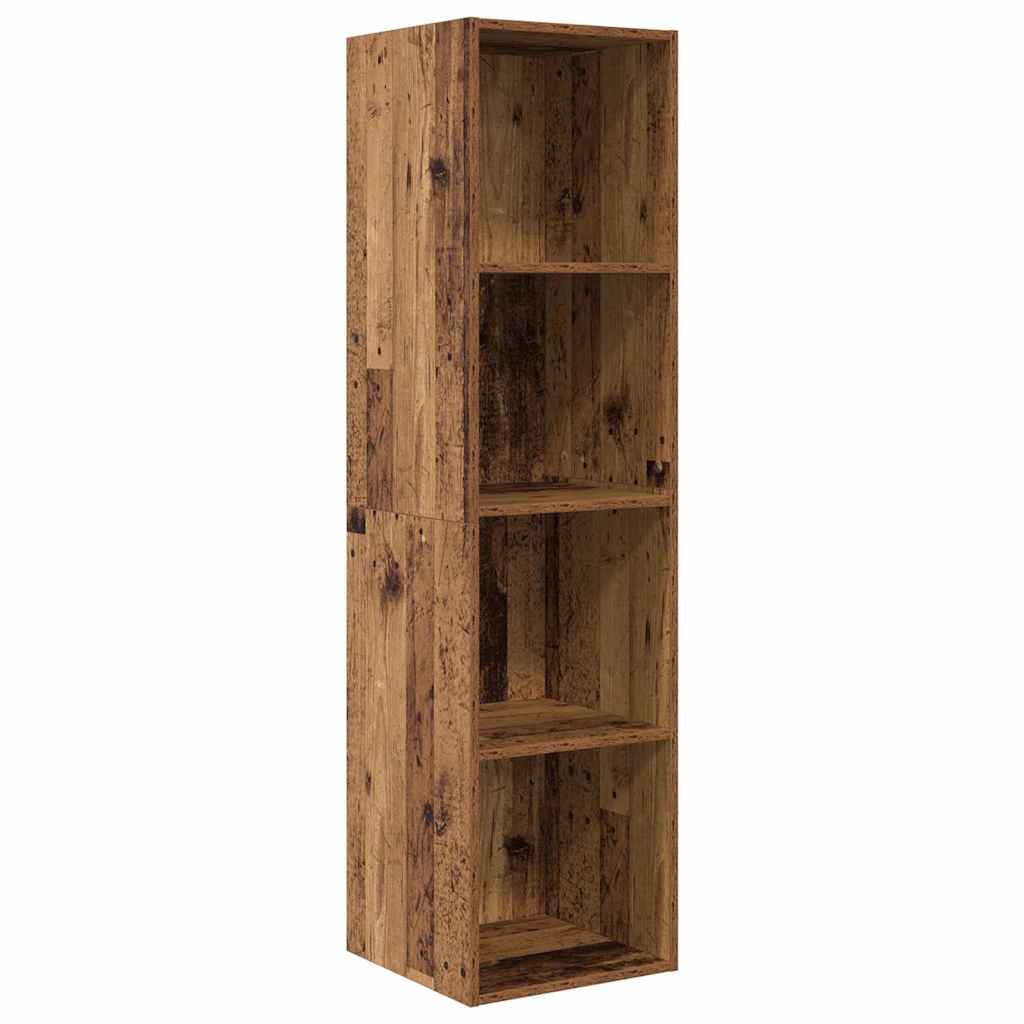 Wandmontierter TV Schrank Altholz 37 x 37 x 142,5 cm