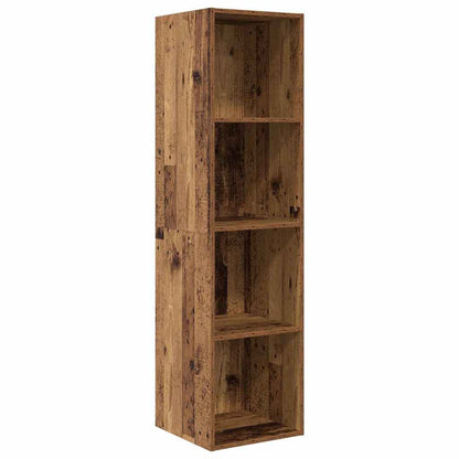 Wandmontierter TV Schrank Altholz 37 x 37 x 142,5 cm