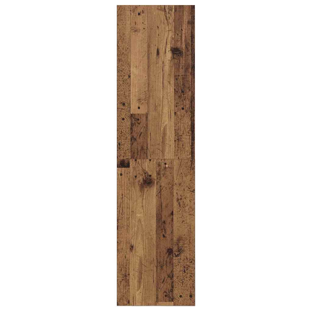 Wandmontierter TV Schrank Altholz 37 x 37 x 142,5 cm