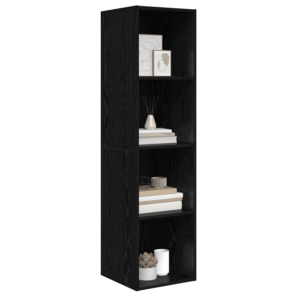 Wandmontierter TV Schrank Schwarze Eiche 37 x 37 x 142,5 cm