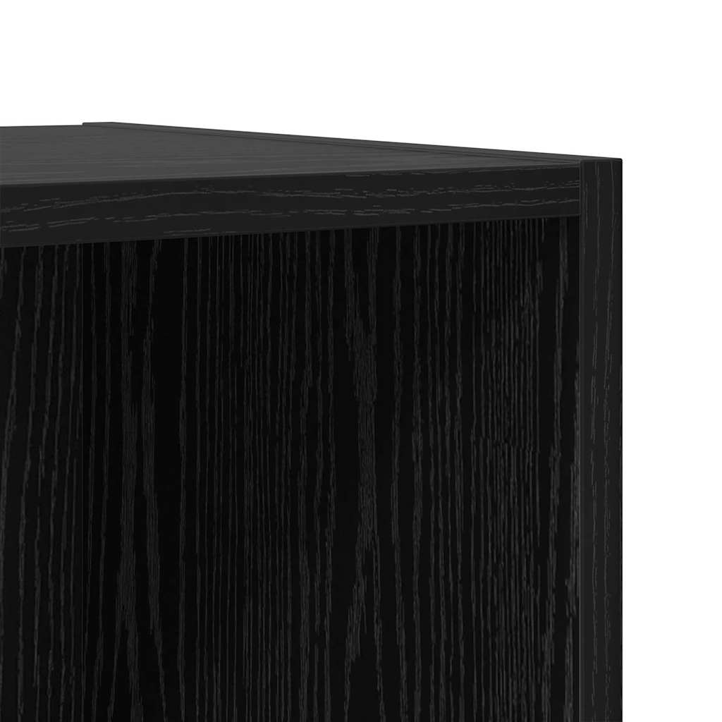 TV-Schränk 2 pcs Schwarz 37 x 35 x 37 cm Holzwerkstoff