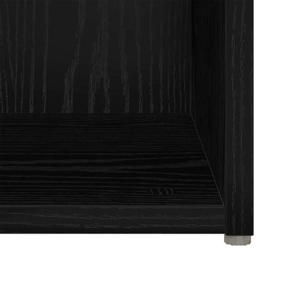 TV-Schränk 2 pcs Schwarz 37 x 35 x 37 cm Holzwerkstoff