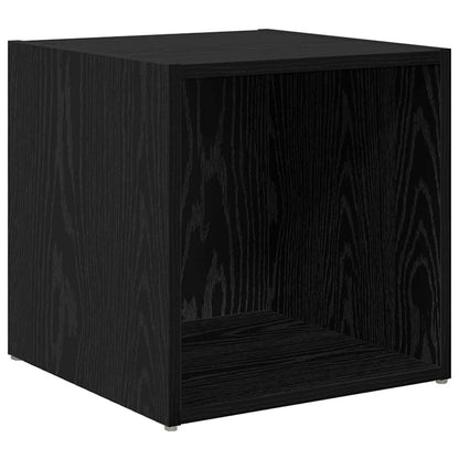 TV-Schränk 2 pcs Schwarz 37 x 35 x 37 cm Holzwerkstoff
