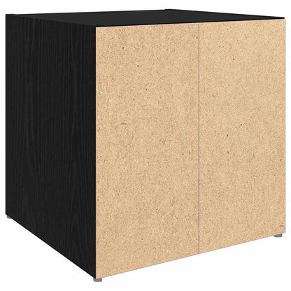 TV-Schränk 2 pcs Schwarz 37 x 35 x 37 cm Holzwerkstoff