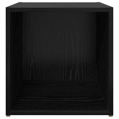 TV-Schränk 4 pcs Schwarz 37 x 35 x 37 cm Holzwerkstoff