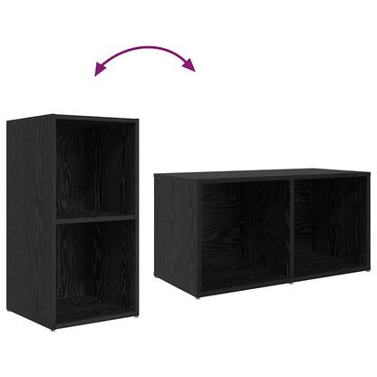 TV-Schränk Schwarze Eiche Holzwerkstoff