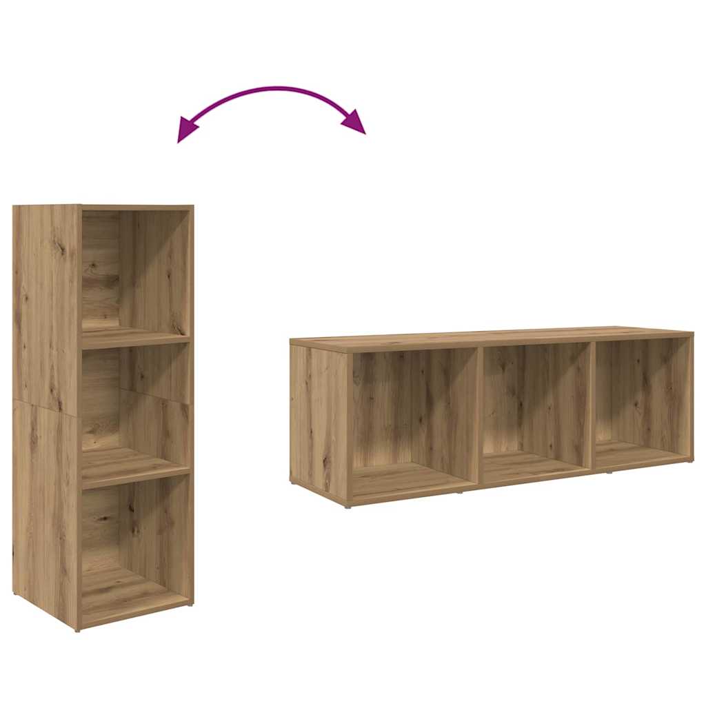TV-Schränk Eiche handwerklich Holzwerkstoff