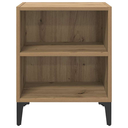 Nachttisch 2 pcs Eiche handwerklich 40 x 30 x 50 cm