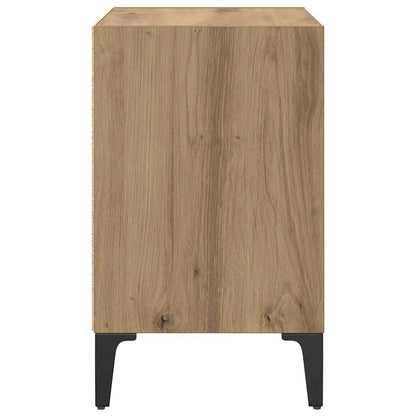 Nachttisch 2 pcs Eiche handwerklich 40 x 30 x 50 cm