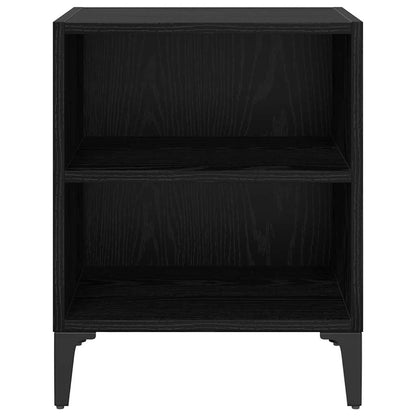 Nachttisch 2 pcs Schwarze Eiche 40 x 30 x 50 cm Holzwerkstoff