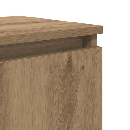 Nachttisch Eiche handwerklich 40 x 30 x 50 cm Holzwerkstoff