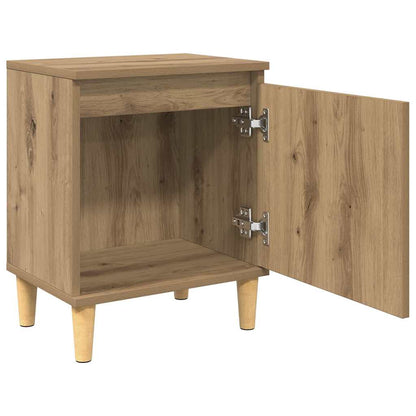 Nachttisch Eiche handwerklich 40 x 30 x 50 cm Holzwerkstoff