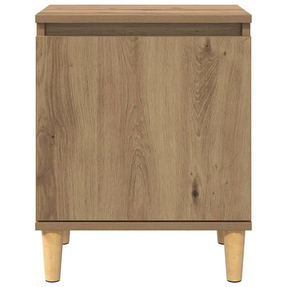 Nachttisch Eiche handwerklich 40 x 30 x 50 cm Holzwerkstoff