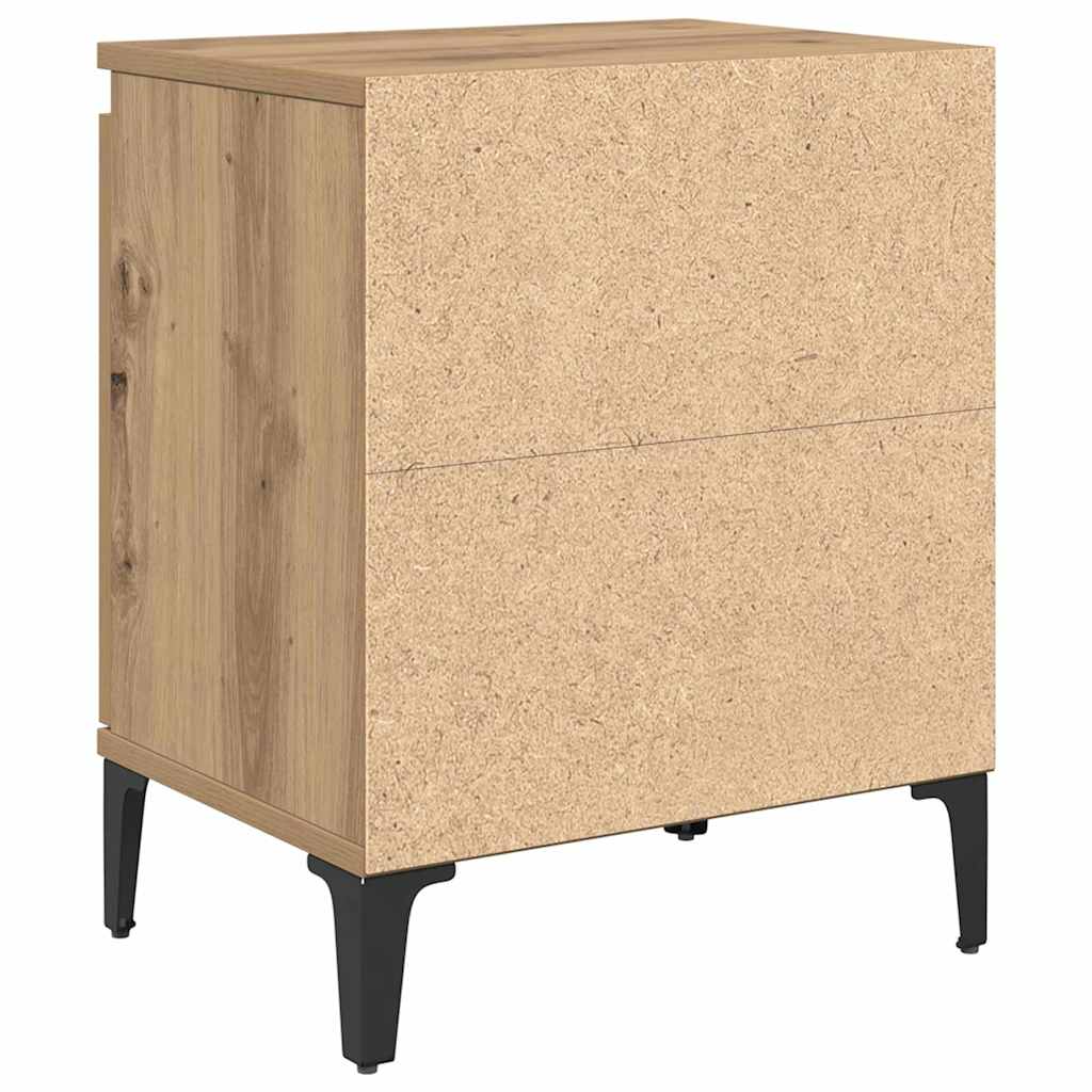 Nachttisch Eiche handwerklich 40 x 30 x 50 cm Holzwerkstoff