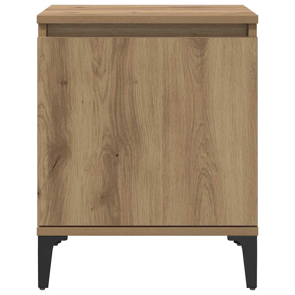Nachttisch Eiche handwerklich 40 x 30 x 50 cm Holzwerkstoff