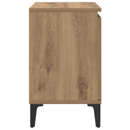 Nachttisch Eiche handwerklich 40 x 30 x 50 cm Holzwerkstoff