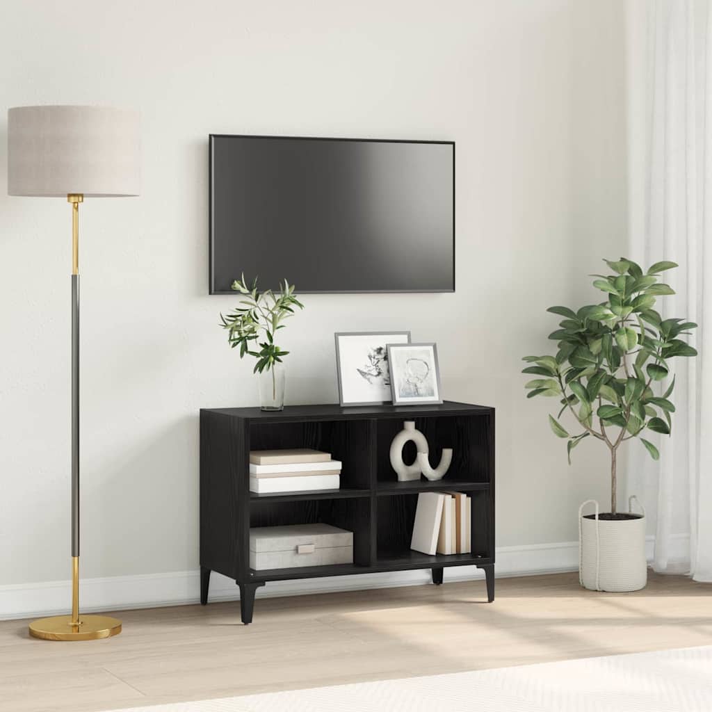 TV-Schränk Schwarz 69,5 x 30 x 50 cm Holzwerkstoff